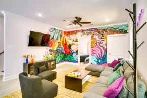 MidCity Mural House in Baton Rouge 3 Mi to LSU!